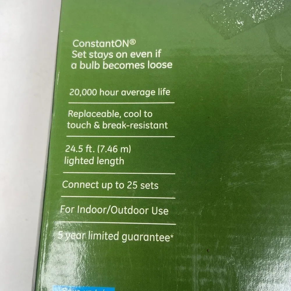 GE packaging has